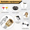 Stainless Steel Pressure Washer Extension Wand with Quick Connect