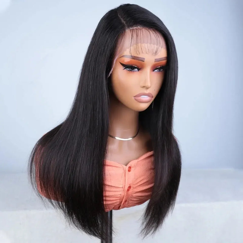 Brasilianisches Kinky Straight Lace Front Perücke