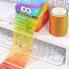 Pull-Out Sticky Notes Roll with Clear Transparent Finish
