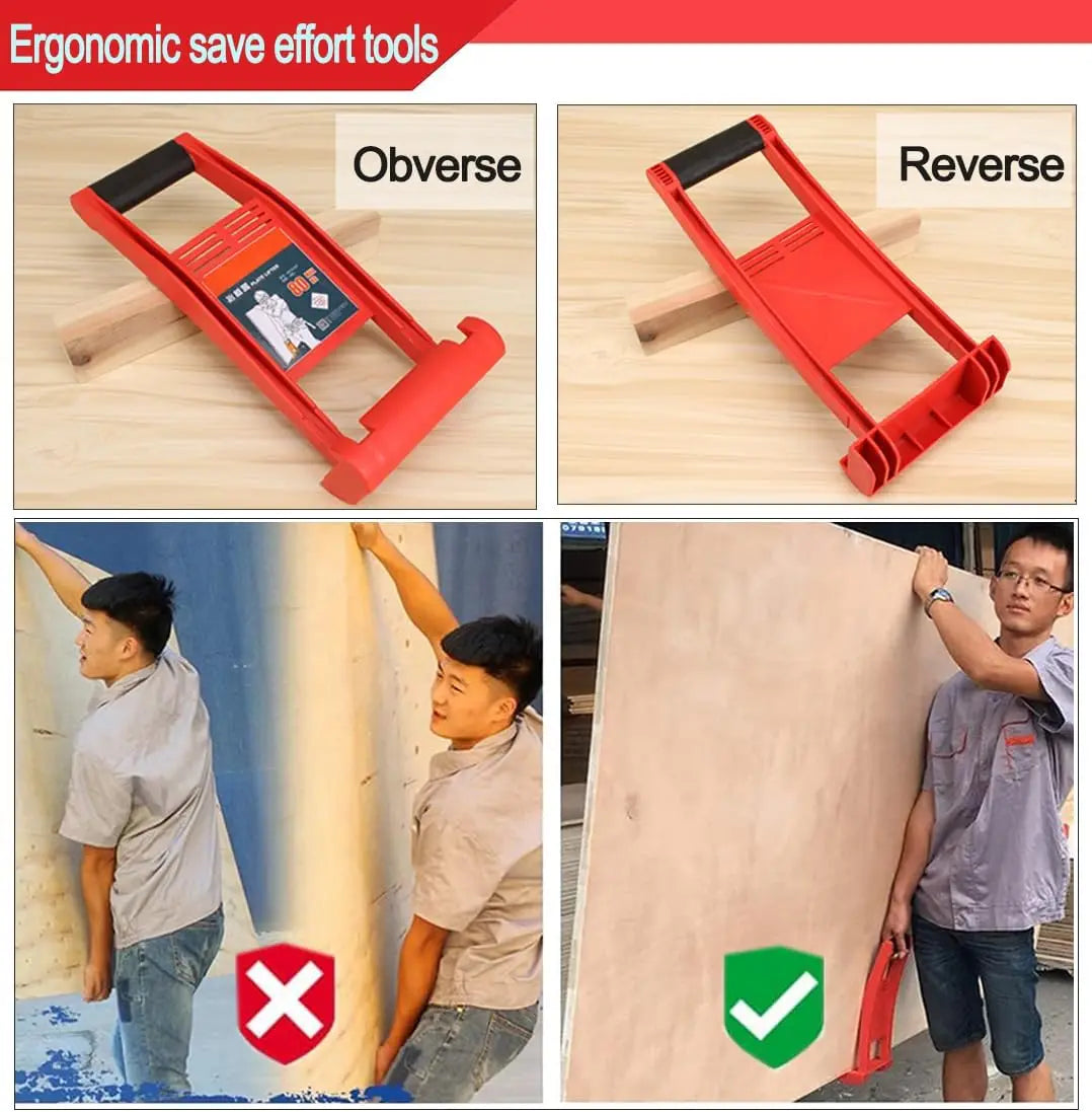Heavy-Duty Panel Carrier for Plywood and Drywall