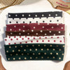 Bandeau large en tissu à pois