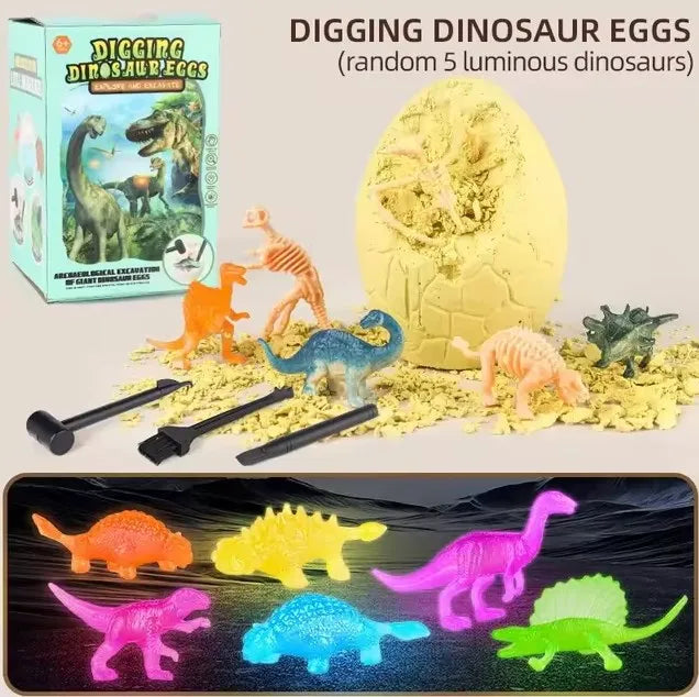 Dinosaur Fossil Dig Kit for Kids - Excavation Science Set