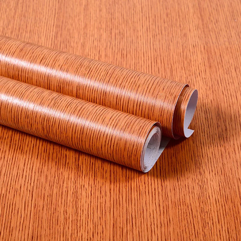Self-Adhesive Wood Grain PVC Wall & Furniture Wrap