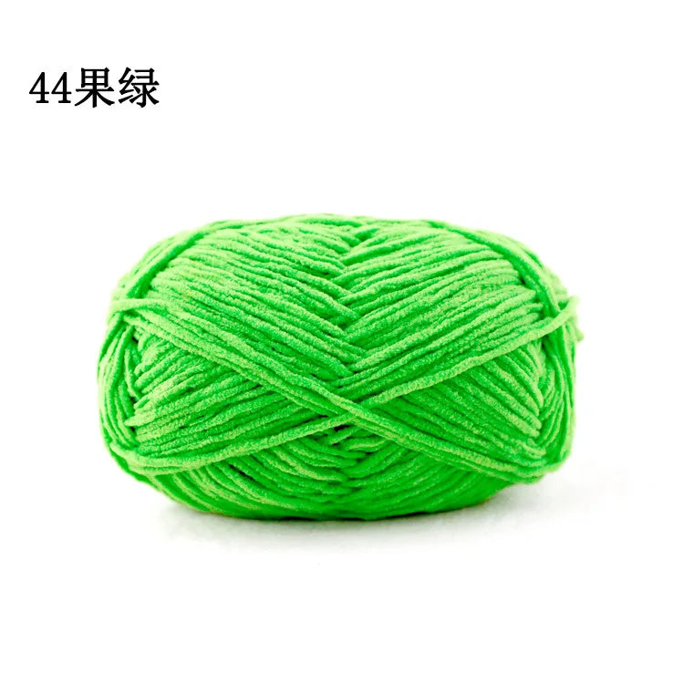 Matte Chenille Yarn for Crochet and Knitting