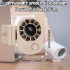 360° Rotating USB Rechargeable Clip-On Fan with 100-Speed Control