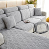 Jacquard Plush Sofa Cover