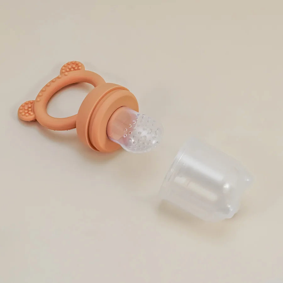 Silicone Baby Fruit Feeder with Protective Cover