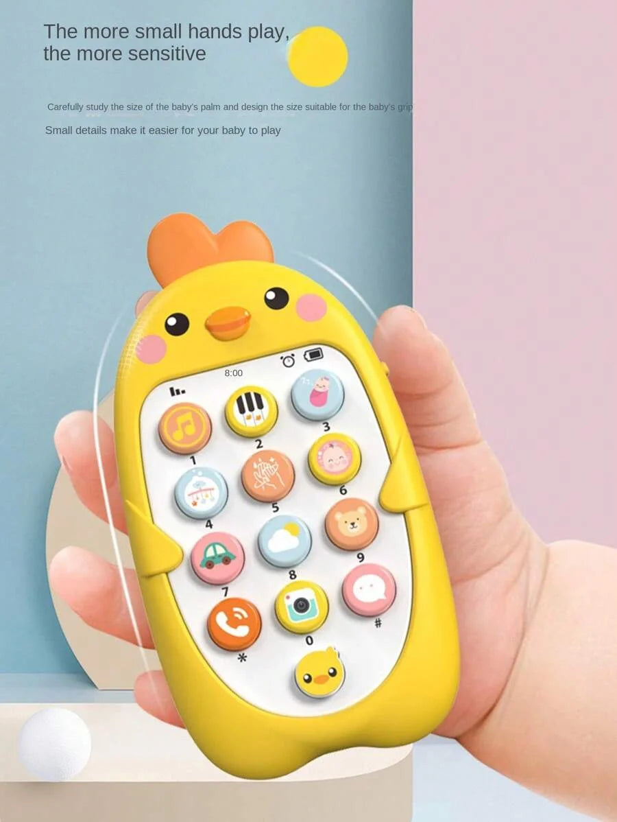 Musical Chicken Toy Phone for Toddlers – Early Learning & Teething