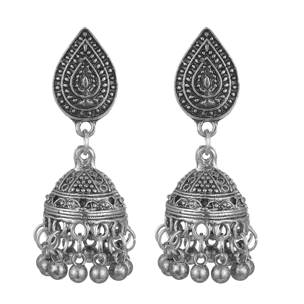 Vintage Geometric Drop Earrings