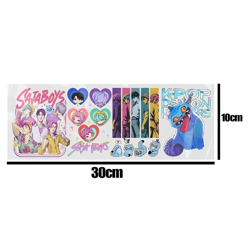 UV DTF Waterproof Transfer Stickers for Custom DIY Decor
