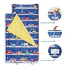 Dinosaur Toddler Nap Mat with Removable Pillow and Fleece Blanket