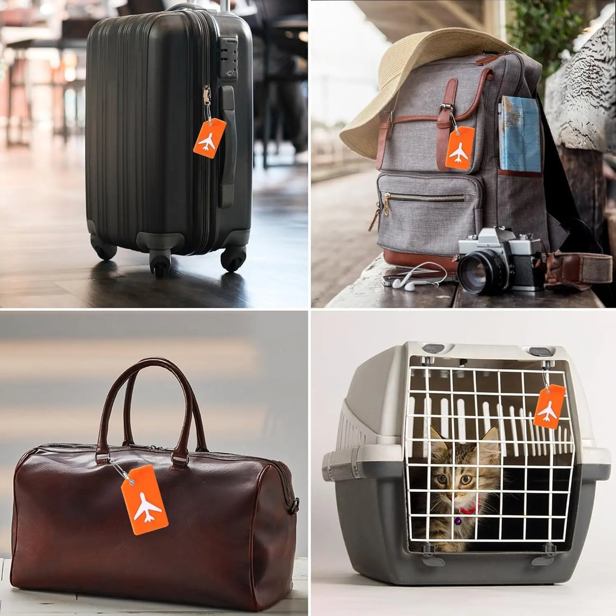Silicone Luggage Tags for Identification