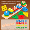 Montessori Shape Sorting Stacking Toy for Toddlers