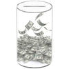 Clear Acrylic Piggy Bank for Adults and Kids