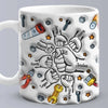 Taza de Café Personalizada 3D para Papá