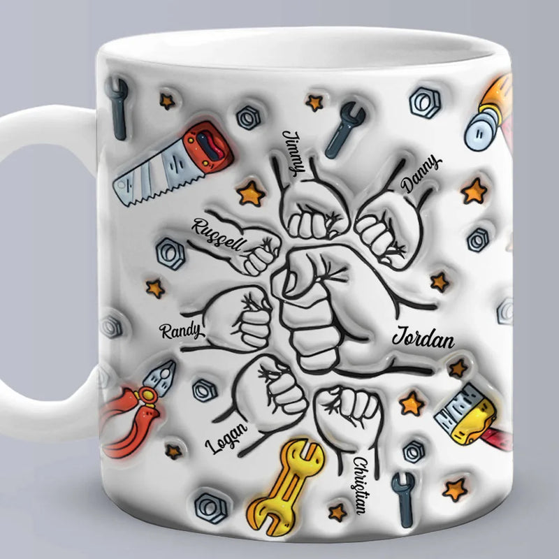 Taza de Café Personalizada 3D para Papá