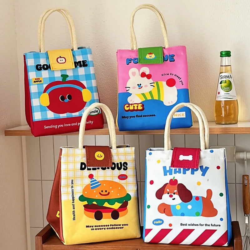 Isolierte Canvas-Lunchtasche
