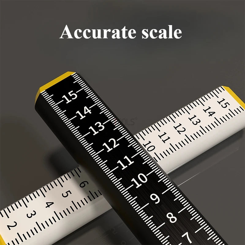 Magnetic Ceiling and Tile Leveling Ruler with Bubble Level