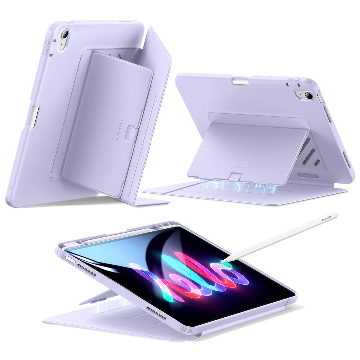 Magnetic Folio Case for iPad Air 11 Inch with Auto Wake/Sleep