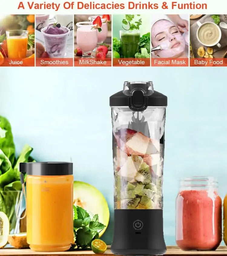 Portable USB-C Rechargeable Blender Cup