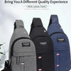 Men's Waterproof Canvas Waist Pack with Adjustable Strap