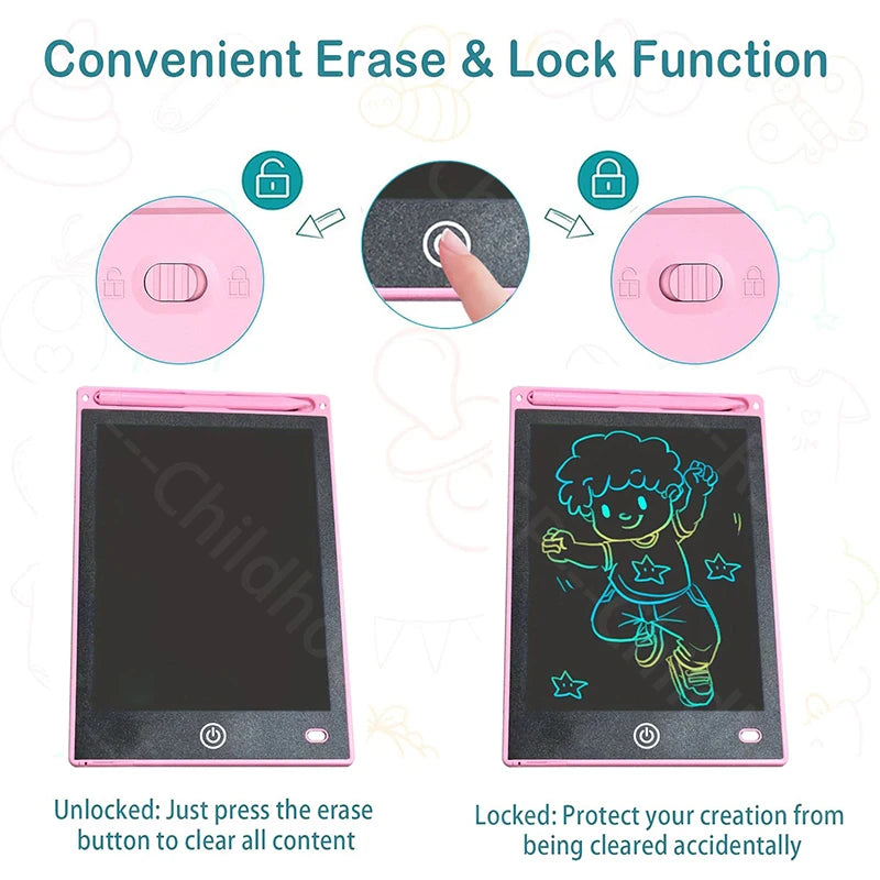 8.5-Inch LCD Writing Tablet for Kids