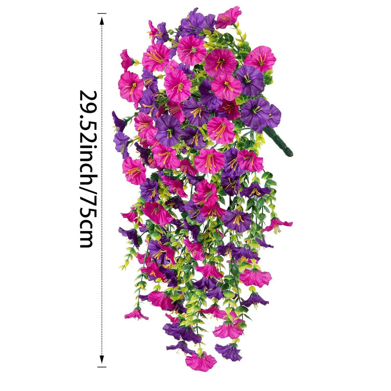 75cm Artificial Peony Garland - Hanging Silk Flower Decor