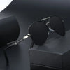 Klassische Aviator-Sonnenbrille mit polarisierten Gläsern