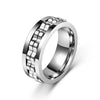 Gear-Chain Rotating Anxiety Ring