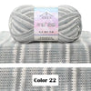 Combed Cotton Blend Gradient Yarn – 4-Ply, 50g Balls
