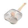 4-Hole Nonstick Omelet Pan with Lid