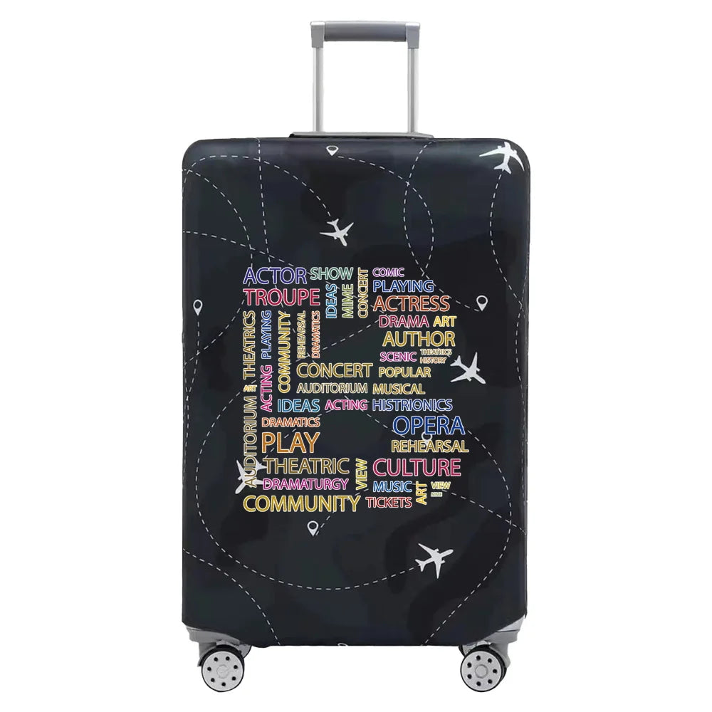 Stretch Fabric Luggage Cover for Suitcases (18-32 Inch)