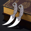 Blue Dragon Claw Folding Knife Model - 18cm Collectible Tactical Karambit