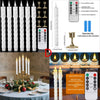 LED Flameless Taper Candles with Remote Control