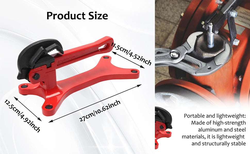 Portable Aluminum Pipe Vise for Valve Maintenance