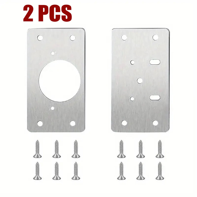 Stainless Steel Cabinet Hinge Repair Plate