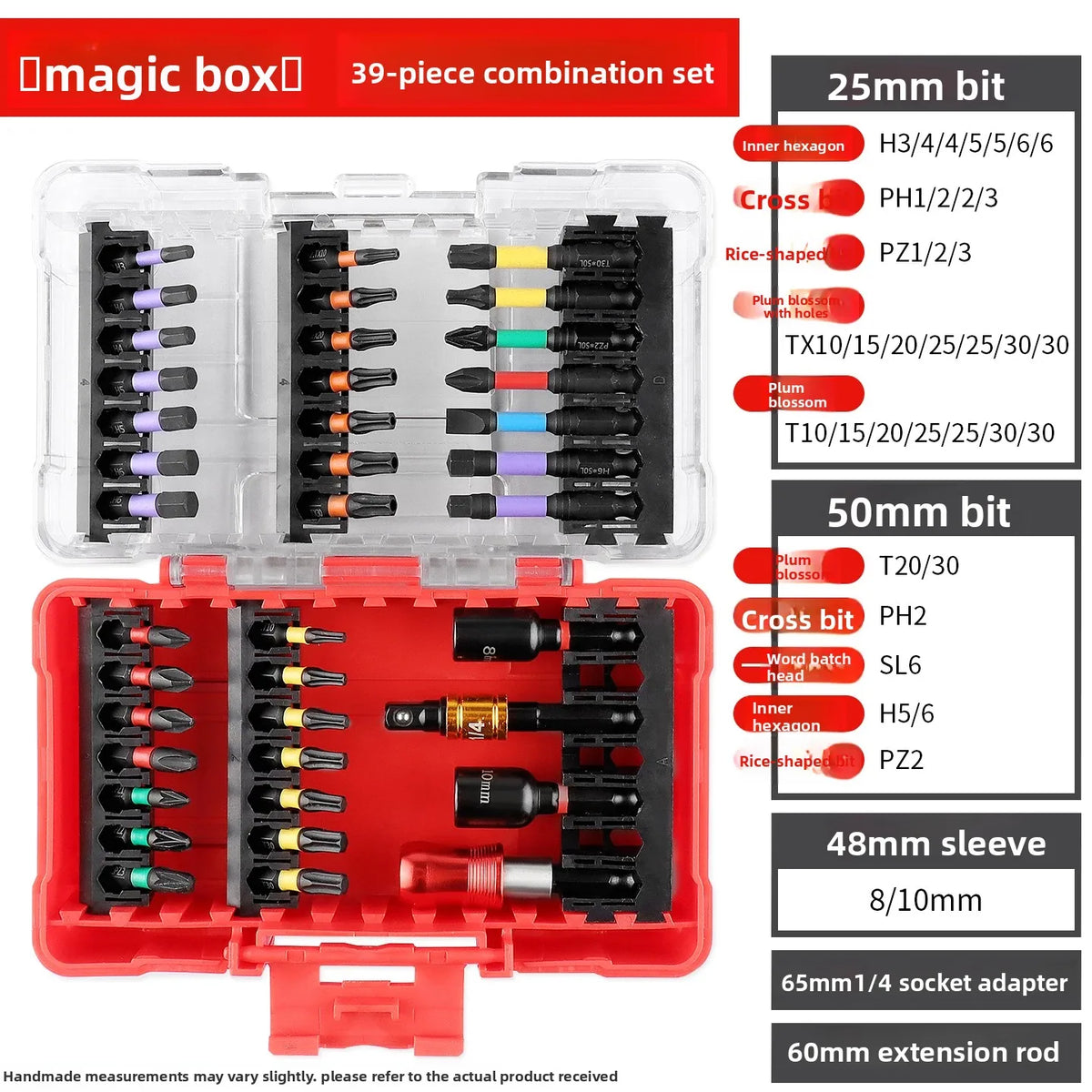 High-Torque Magnetic Screwdriver Set with Non-Slip Grip