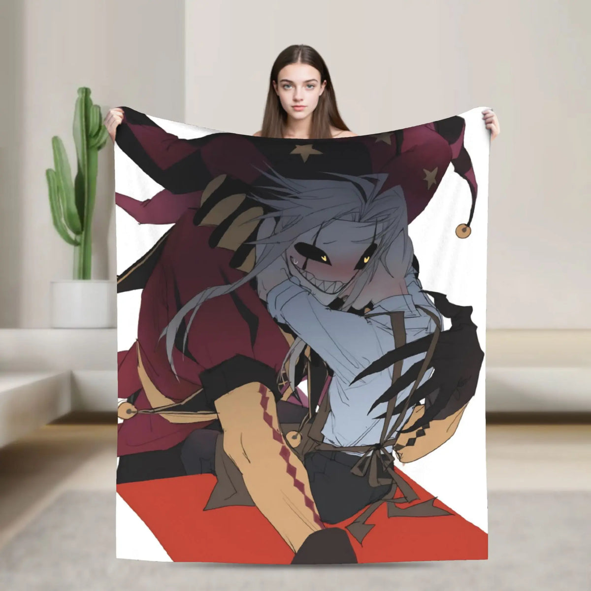 Cozy Circus Throw Blanket – Soft Fleece Plush for Year-Round Comfort