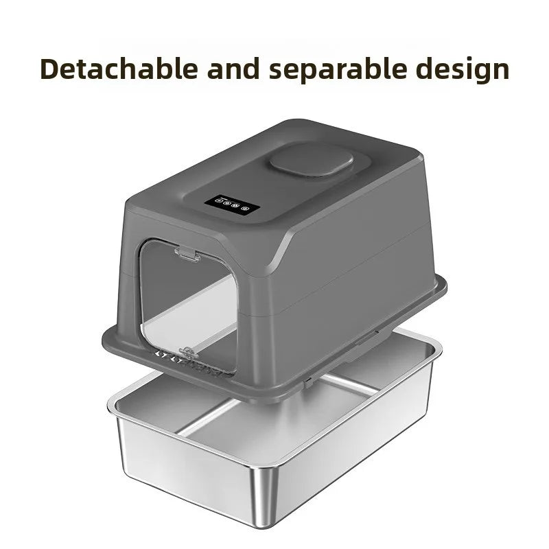 Automatic Self-Cleaning Cat Litter Box