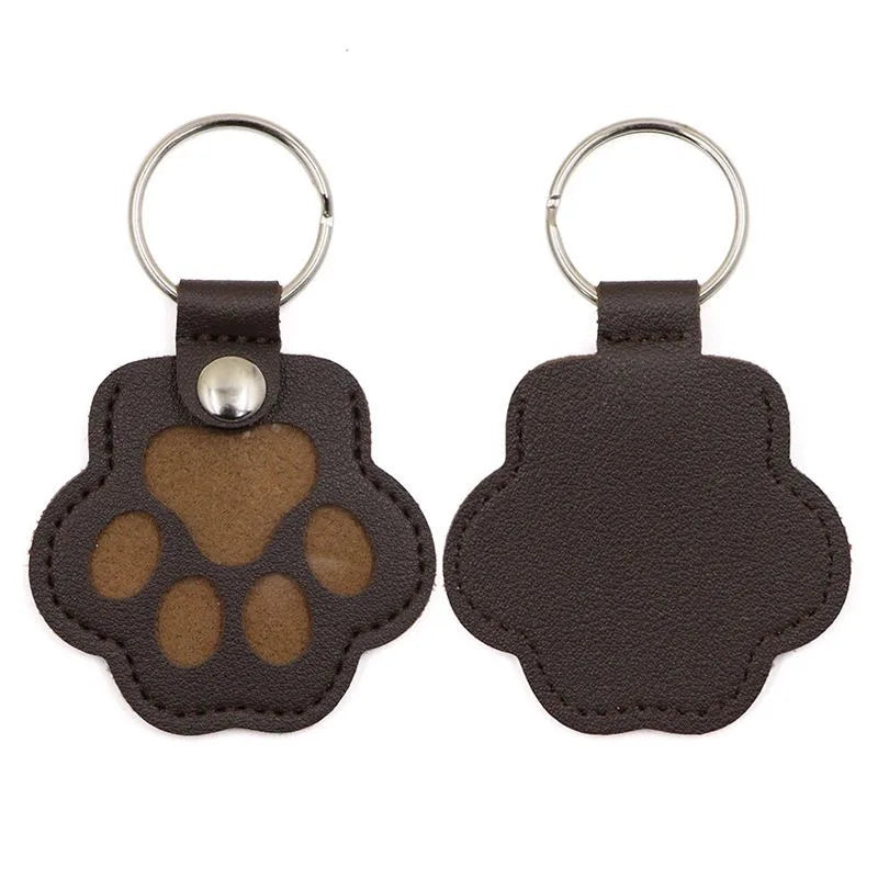 PU Leather Pet Memorial Keychain