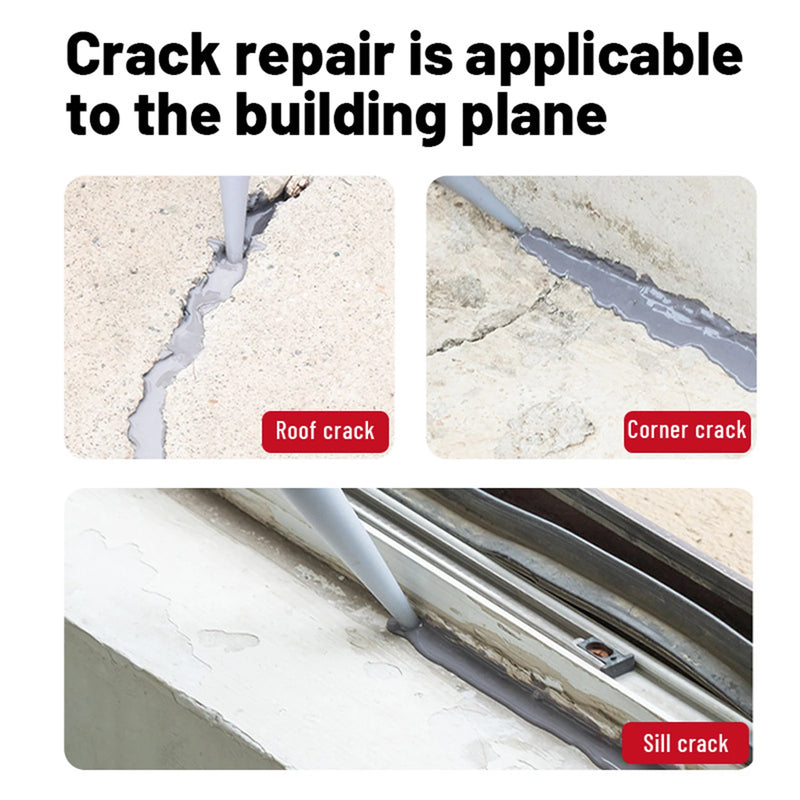 Heavy-Duty Concrete Crack Filler & Waterproof Sealant