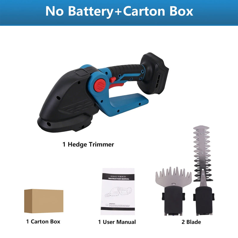 2-in-1 Cordless Hedge Trimmer & Grass Shear