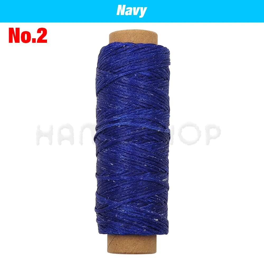 Flat Waxed Polyester Thread for Leathercraft and Sewing