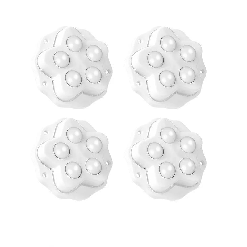 Heavy-Duty Self-Adhesive 360° Swivel Casters (Set of 4)