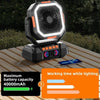 Ventilateur de Camping Portable avec Batterie Externe et Lumière LED