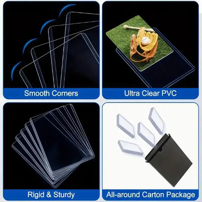 Rigid PVC Card Toploaders for Trading Card Protection