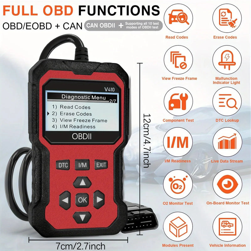 Escáner de Diagnóstico OBD2 para Coches