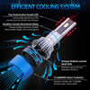 A close-up view of an efficient cooling system featuring an aviation-grade aluminum body and a hollow-carved heat sink with a