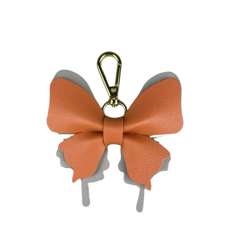 PU Leather Butterfly Bag Charm