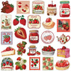 Cute Strawberry Waterproof Stickers Pack (50 Pcs)